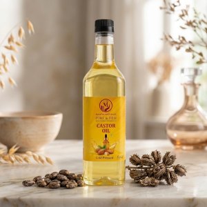 Pure Cold Pressed Castor Oil - 500ML