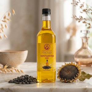 Cold-Pressed Sunflower Oil | 1 Bottle (1000ML)