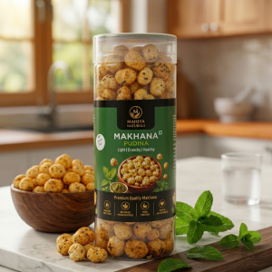 Mahiya Naturals Roasted Makhana – Pudina 90gm